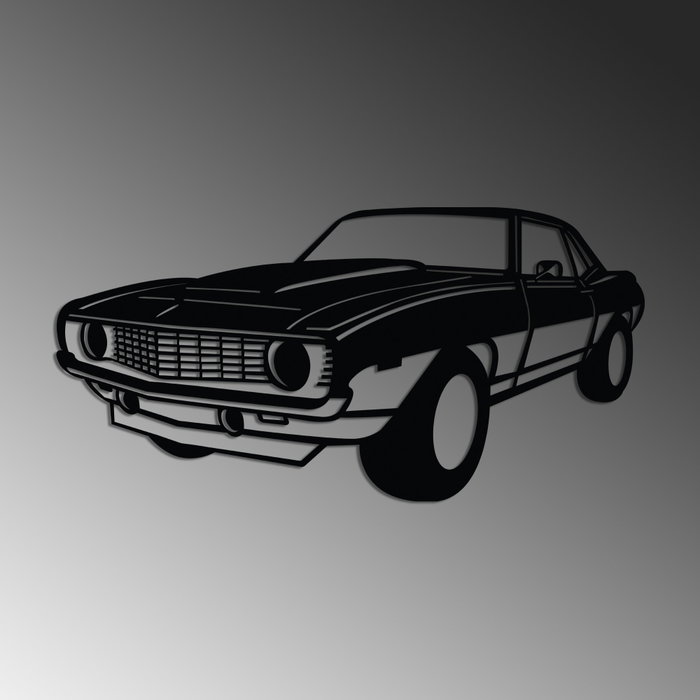 Wallity Chevy Camaro Yenko Escultura de pared